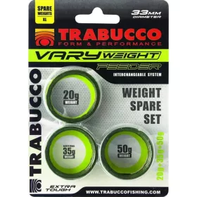   Trabucco Feeder à cage à poids variable de distance 20gr, 35gr, 50gr Panier Feeder Kit de poids