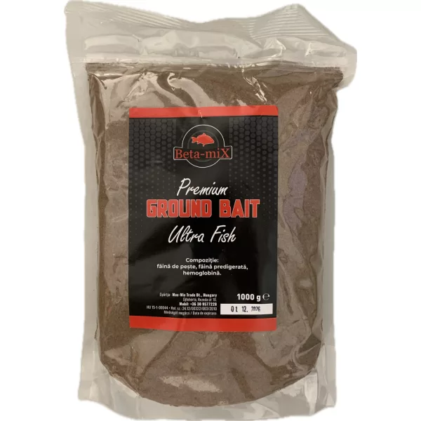 Betamix Amorçage Premium Ultra-Fish Method Mix Poisson 1000gr