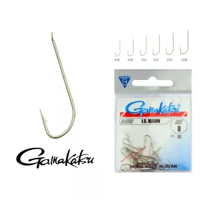   Gamakatsu LS-1050N/008 Argent 8 25 pièces/paquet Hameçon Feeder à palette et à ardillon