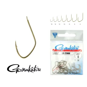   Gamakatsu LS-2260B/012 Bronze 12 25 pièces/paquet Hameçon pour montage fin à palette et à ardillon