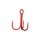 Gamakatsu Preda 13R Treble Hooks Red Hameçons triples à œillet, barbelés #4