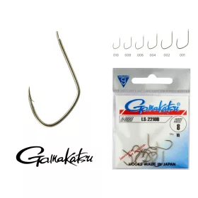   Gamakatsu LS-2210B/001 Bronze 1 10 pièces/paquet Hameçon feeder à palette et à ardillon