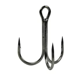   Gamakatsu Preda 18 Treble Hooks Black Hameçon triple à œillet et barbelé #1