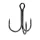 Gamakatsu Preda 18 Treble Hooks Black Hameçon triple à œillet, barbelé #2