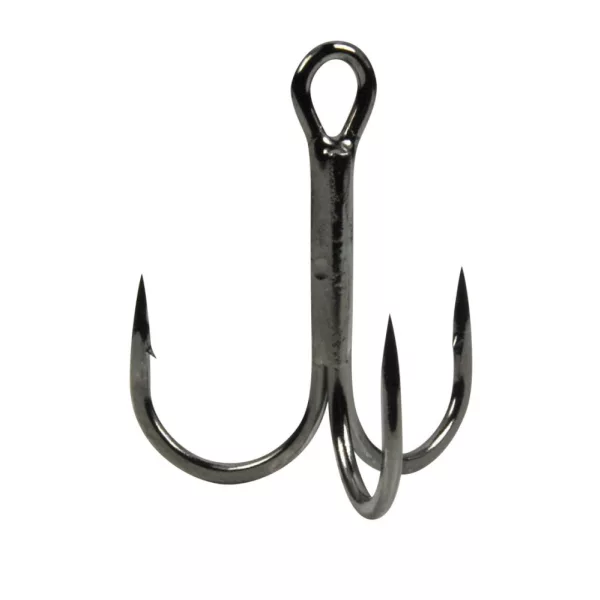 Gamakatsu Preda 18 Treble Hooks Black Hameçon triple à œillet, barbelé #2