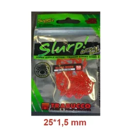   Trabucco Slurp Bait Bloodworm Rouge Sang Larve de moustique artificielle 50db