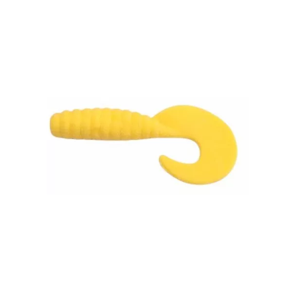Trabucco Yummy Bait Curly Tail Crème 4cm Appât en plastique 8 pièces