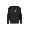 Daiwa D-VEC Crew Neck Camo Charcoal Pulóver XL