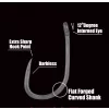 Gamakatsu G-Carp Specialist RX BL Noir 6 10p/paquet Hameçon à œillet sans ardillon pour carpe