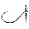 Gamakatsu Preda Swivel Shot Black Hooks #1/0 Hameçon avec émerillon