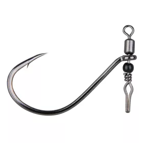   Gamakatsu Preda Swivel Shot Black Hooks #1/0 Hameçon avec émerillon