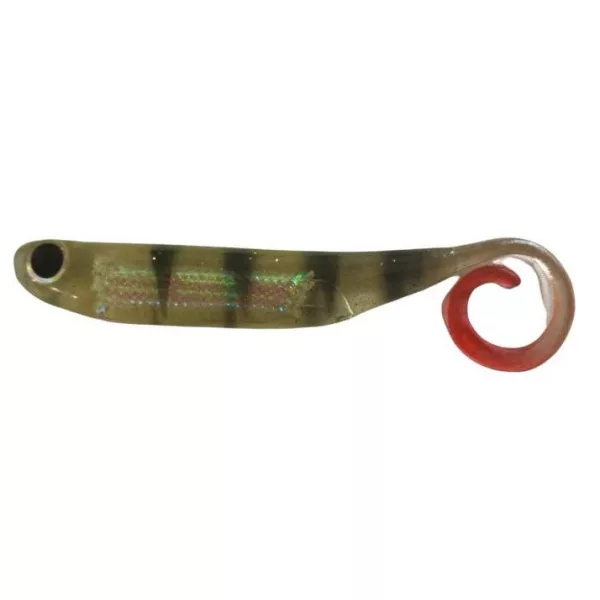 Rapture Power Minnow Curly Tail 7,5cm Perch Leurre en plastique 6 pièces