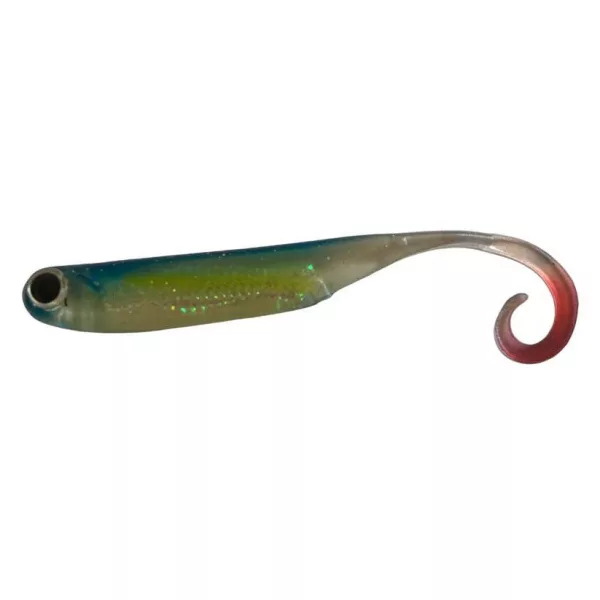 Rapture Power Minnow Curly Tail 7,5cm Ocean Shiner Leurre en plastique 6 pièces