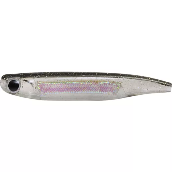 Rapture Mini Minnow Shad Tail 4,5cm natural Shad Leurre en caoutchouc souple 6 pièces