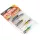 Rapture Power Minnow Set Shad Tail Clear Water 7,5cm 5gr Leurre en caoutchouc souple 4 pièces
