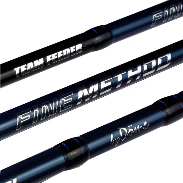 Team Feeder By Döme Fine Method Feeder 330L 3,30m 10-30gr Canne Feeder 3+3 Pièces
