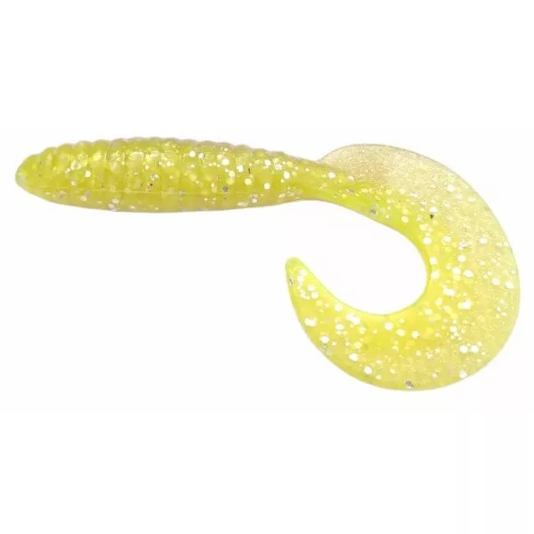 Rapture Fun Tail Grub 6,5cm Chartreuse Fantôme Leurre plastique 10 pièces