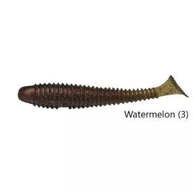   Rapture Leurre souple Nervuré Swing Shad 7cm Pastèque Leurre en plastique 12 pièces