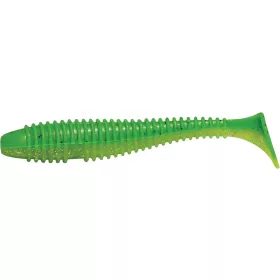   Rapture Leurre souple Nervuré Swing Shad 9,5cm Vert Citron Leurre en plastique 7 pièces