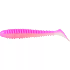  Rapture Ribbed Swing Shad 4cm Pink Shake Leurre plastique 14 pièces