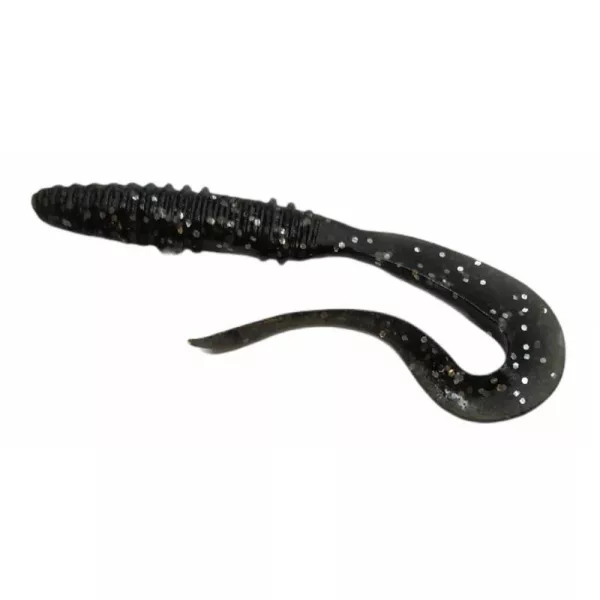 Rapture Mad Worm 10cm Noir Foncé Appât en plastique 10 pièces