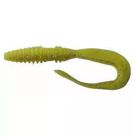   Rapture Mad Worm 10cm Chartreuse Ghost Appât en plastique 10 pièces
