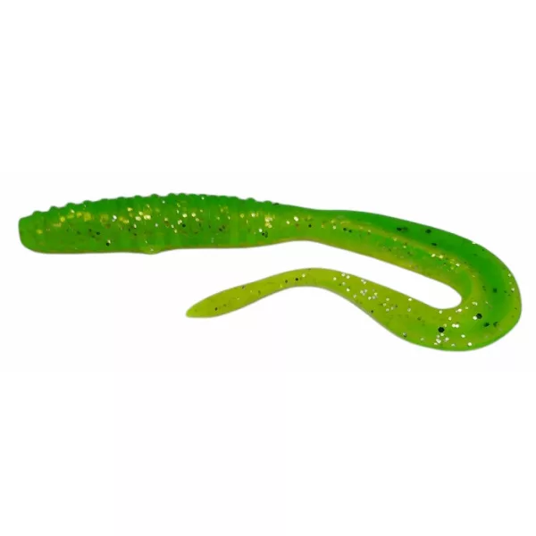 Rapture Mad Worm 10cm Vert Néon Appât en plastique 10 pièces