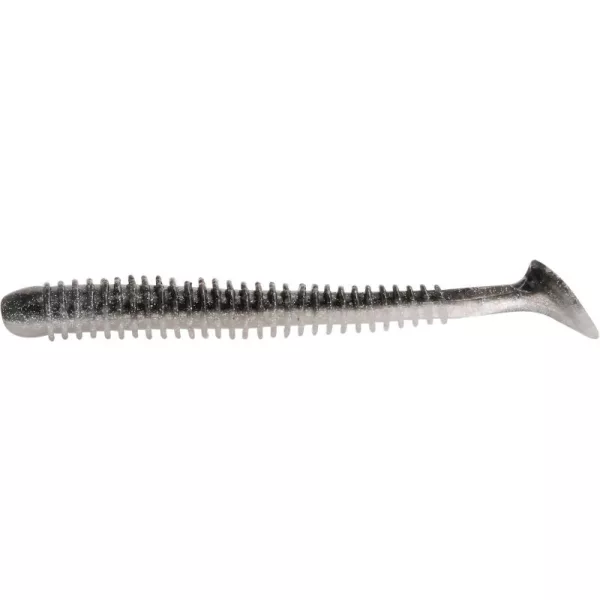 Rapture Rib Slim Shady 7.5cm Black Silver Leurre plastique 12 pièces