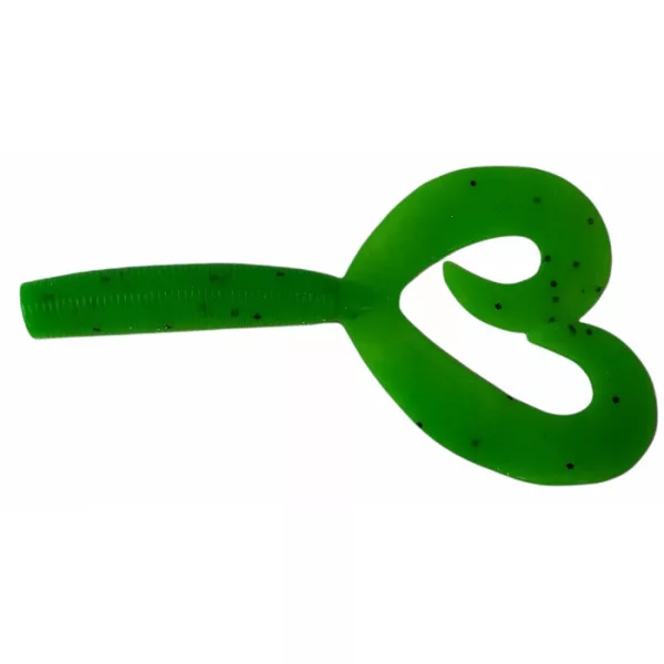 Rapture Twin Grub 9cm Green Lime Leurre en plastique 10pcs