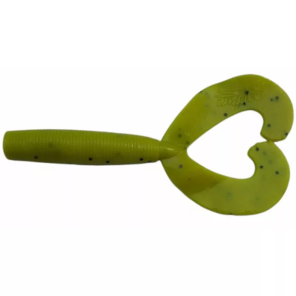 Rapture Twin Grub 9cm Chartreuse Leurre en plastique 10pcs