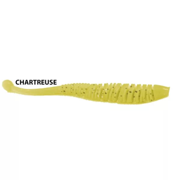 Rapture Evoke Worm 6cm Chartreuse Leurre plastique 12 pièces