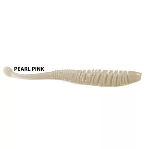 Rapture Evoke Worm 10cm Rose Perlé Leurre plastique 8 pièces
