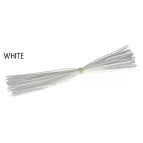   Rapture Jupette de rechange Spinner & Jig White Jupe en caoutchouc Leurre en plastique