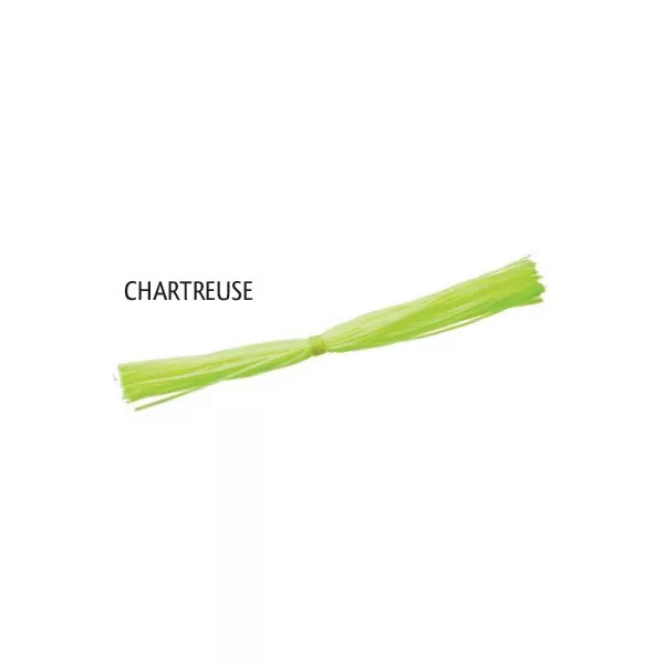 Rapture Jupe de rechange pour Spinner & Jig Chartreuse Jupe en caoutchouc Leurre en plastique