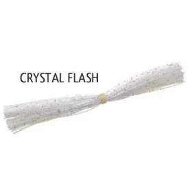   Rapture Jupe de rechange pour Spinner & Jig Flash Cristal Jupe en caoutchouc Leurre en plastique