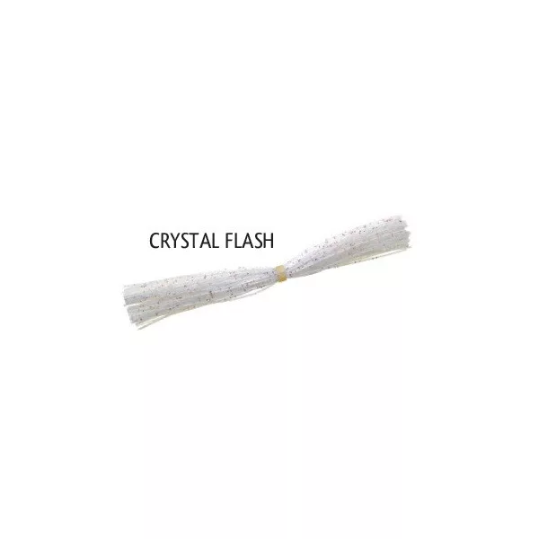 Rapture Jupe de rechange pour Spinner & Jig Flash Cristal Jupe en caoutchouc Leurre en plastique