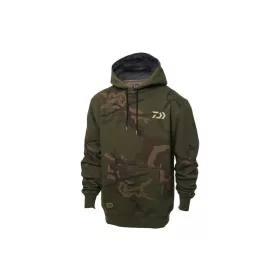 Daiwa Carp Camo Green Kapucnis Pulóver M