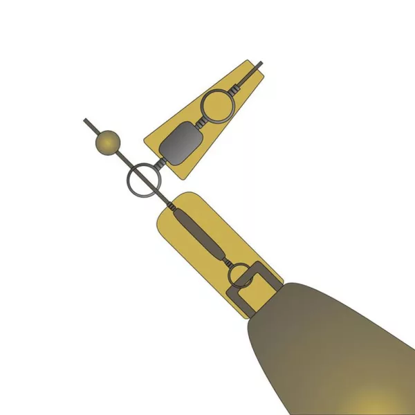 K-Karp Slide Heli Rig Montage Hélicoptère Coulissant 3pcs