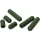 K-Karp Multi Beads 6x12mm Gaine de protection de nœud en caoutchouc 20pcs