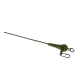 K-Karp DT Sleeve Rig 90cm Bas de ligne plombé marron avec clip de sécurité 2p.