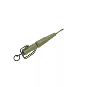   K-Karp DT XTR GTD Clip 90cm Bas de ligne plombé vert avec clip de sécurité 2p.