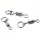 K-Karp Uni-Link Swivel-Ring 12 Anneau émerillon 5 pièces