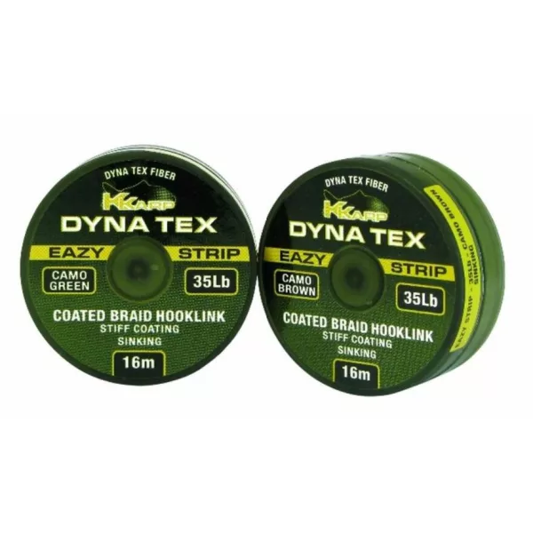 K-Karp Eazy Strip 16m 35lb Camo Vert Bas de ligne tressé