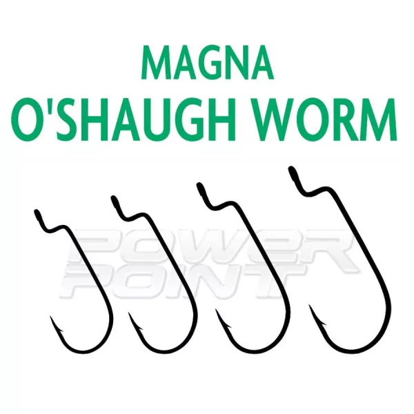 Rapture Magna O Shaugh Worm 4/0 Hameçon offset 10 pièces