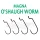 Rapture Magna O Shaugh Worm 2/0 Hameçon offset 10 pièces