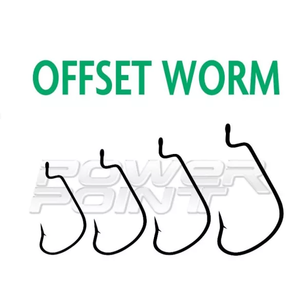 Rapture Offset Worm 01 Hameçon offset 10 pièces