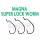 Rapture Magna Super Lock Worm 5/0 Hameçon offset 10 pièces