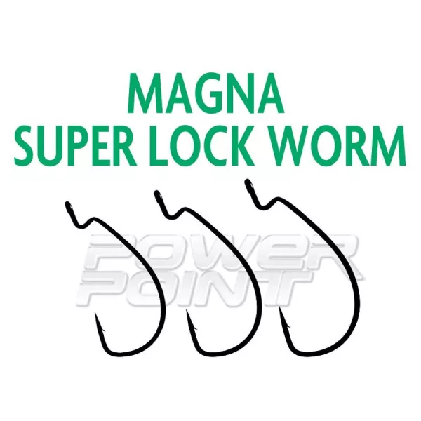 Rapture Magna Super Lock Worm 3/0 Hameçon offset 10 pièces