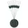 Cralusso Perle butée en caoutchouc de type barillet (9 pièces/paquet) L