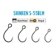 Trabucco Shinken Hooks S-55BLM BN #6 Hameçon sans Ardillon pour Poissons Carnassiers 10pcs